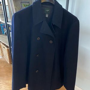 J Crew 100% wool men’s  pea coat .